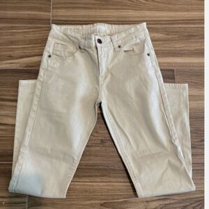 Mens Carbon Freedom Flex Skinny Jeans pants Size 28/30 Tan Khaki unisex 28